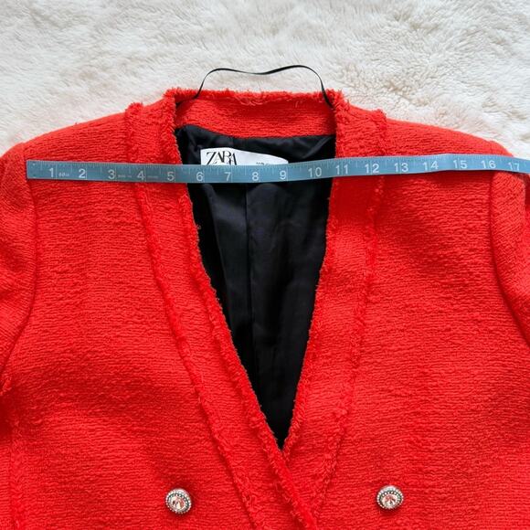 Zara tweed women jacket size XL - Picture 8 of 8